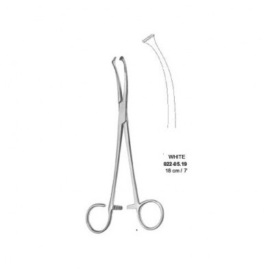  WHITE Tonsil Seizing Forceps